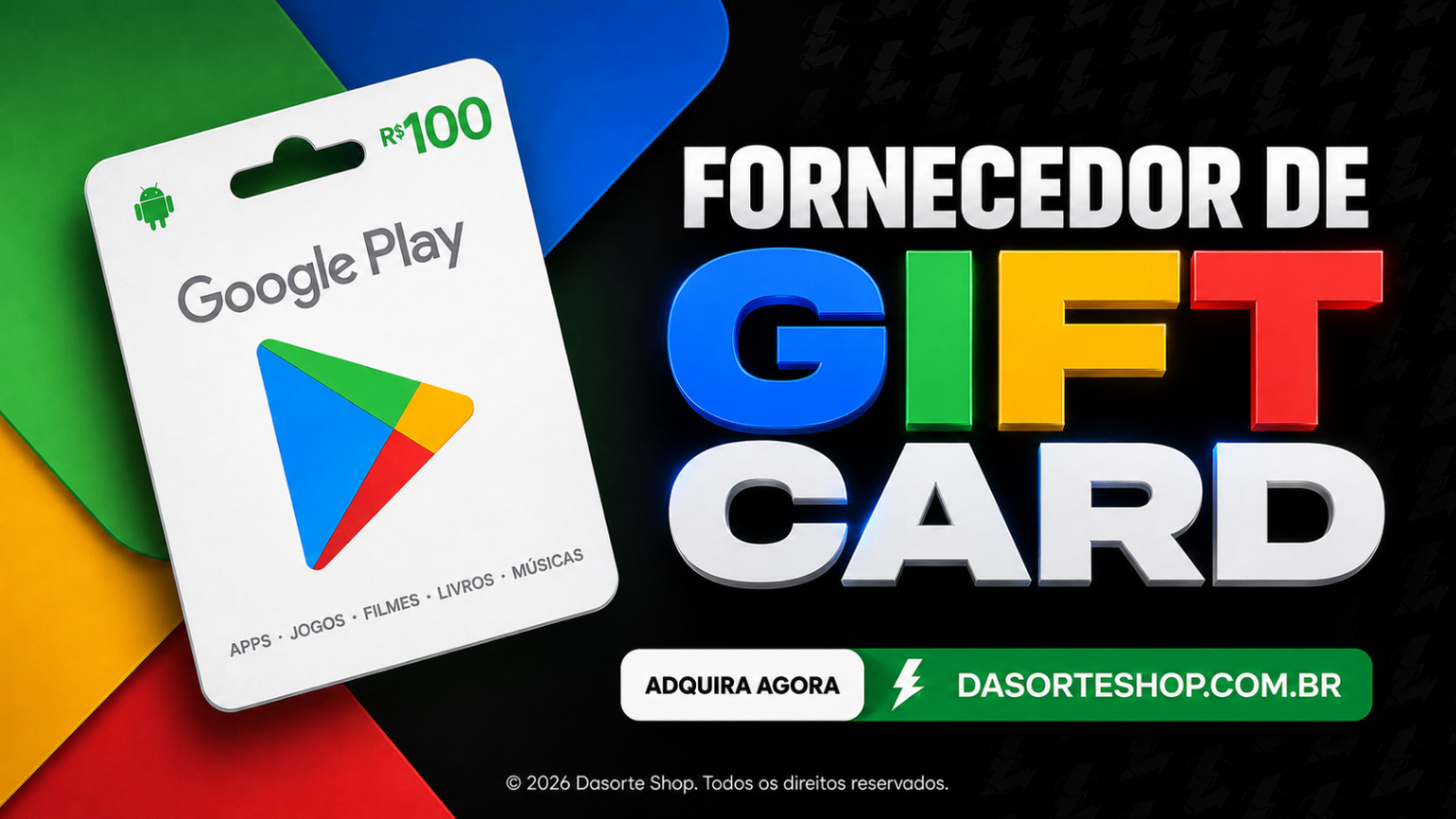 FORNECEDOR DE GIFT CARD