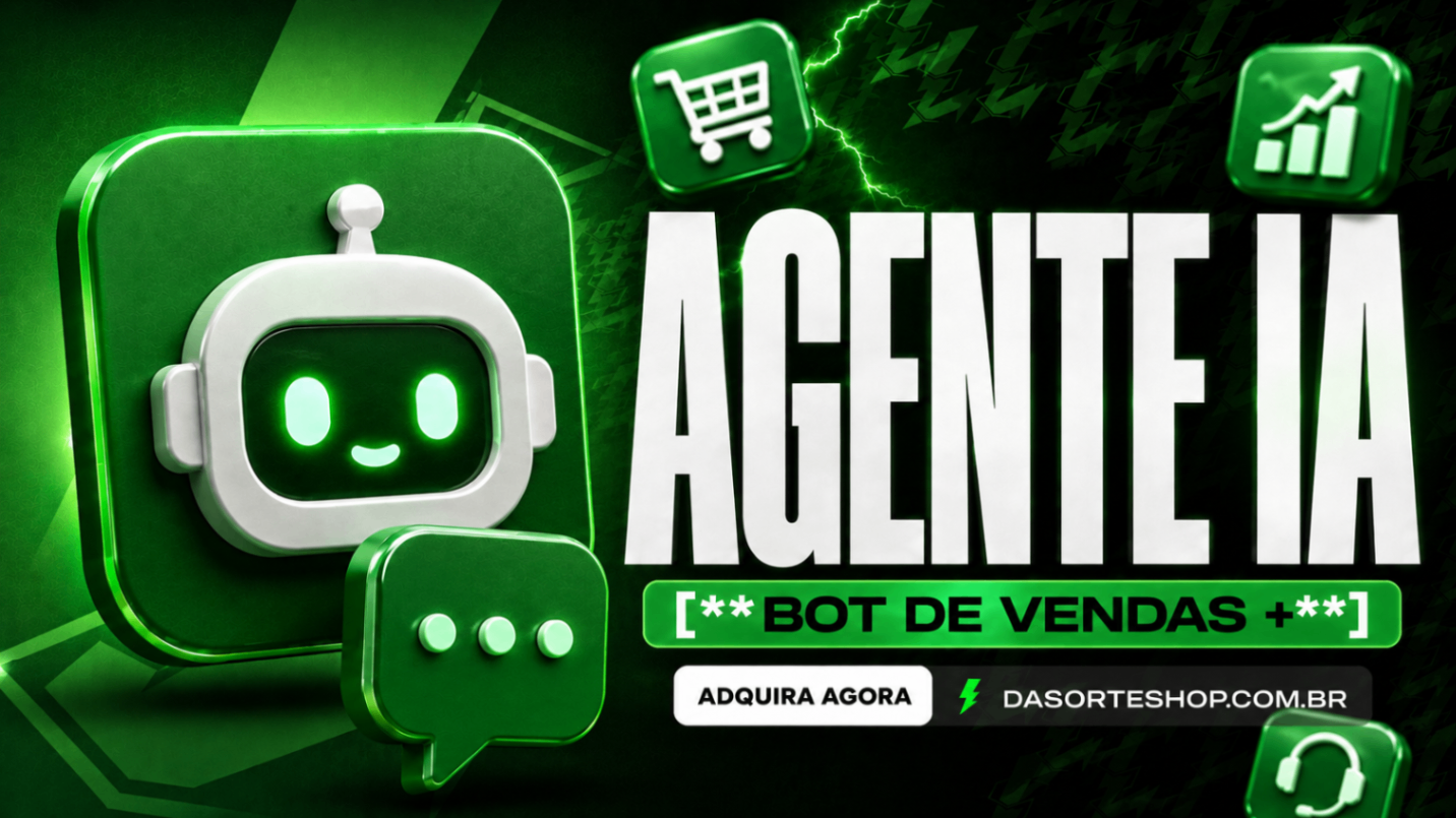 BOT DE VENDAS + AGENTE DE IA