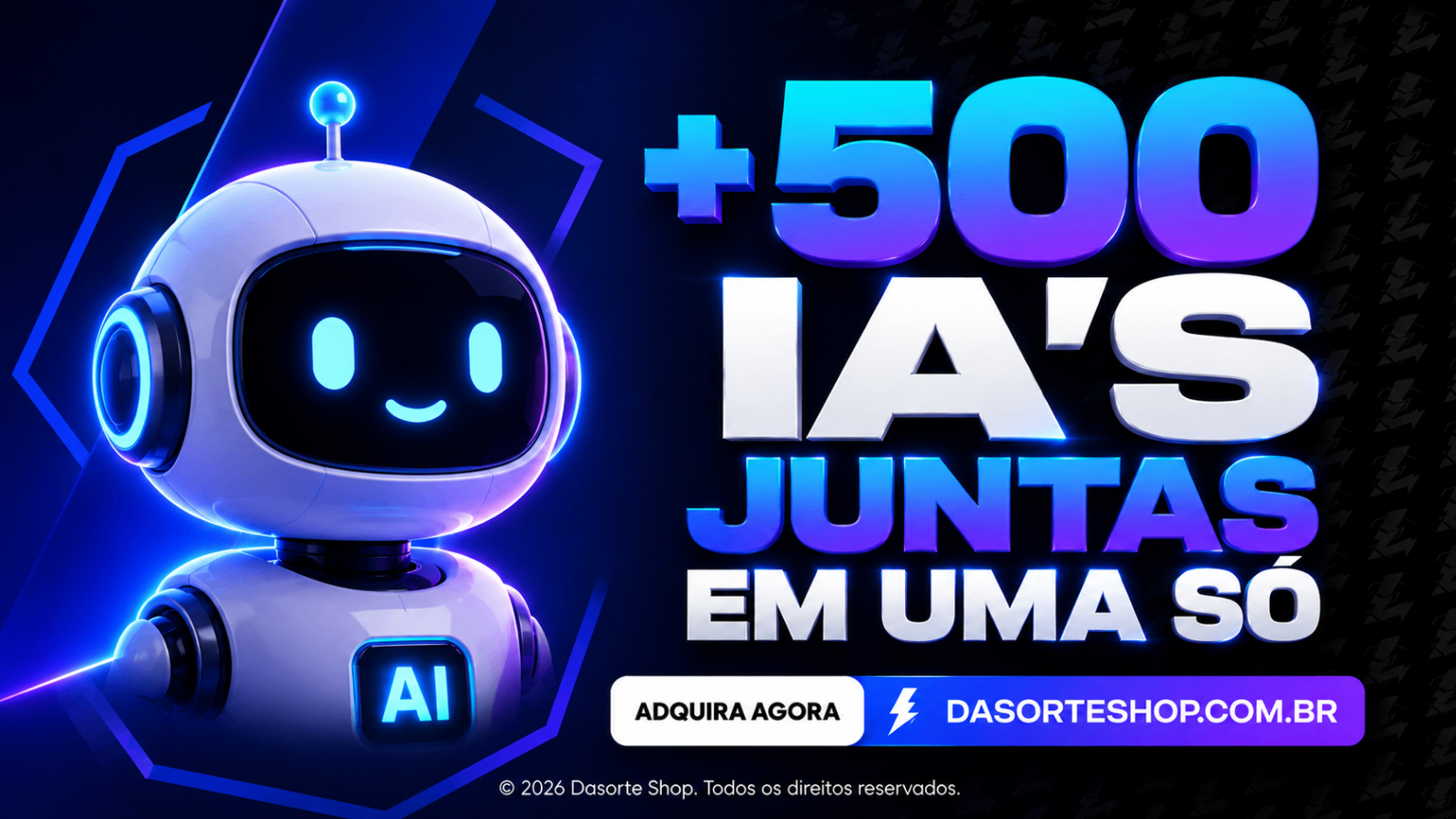 +500 IA'S JUNTAS EM UMA SÓ