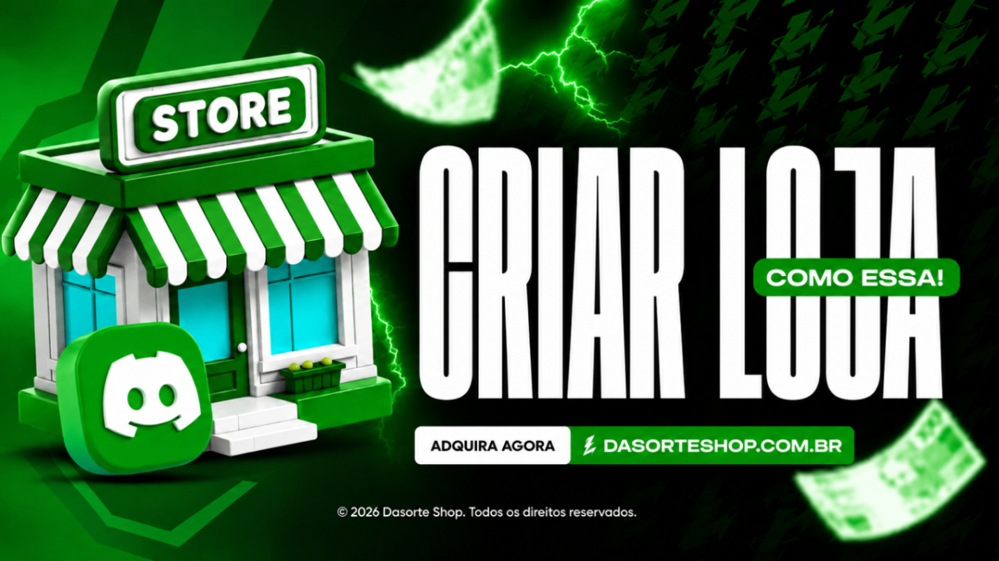 CRIO SUA LOJA - PRAZO DE 1 DIA