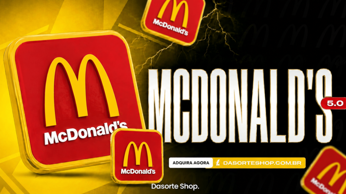 + 1K DE LOGIN MCDONALDS (COM PEDIDOS FEITOS)
