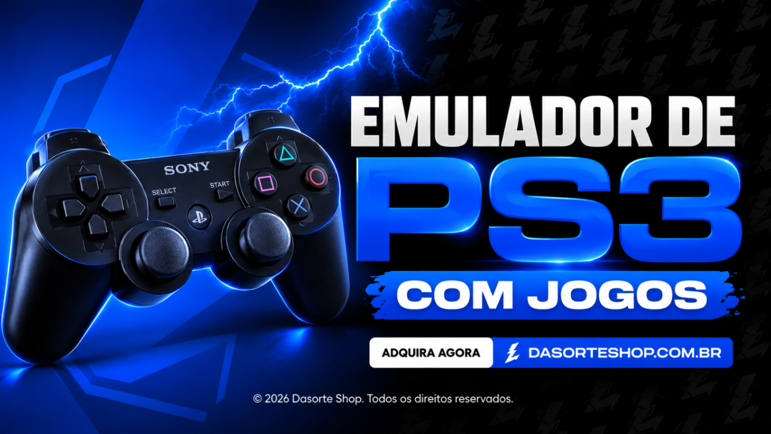 EMULADOR DE PS3 COM JOGOS