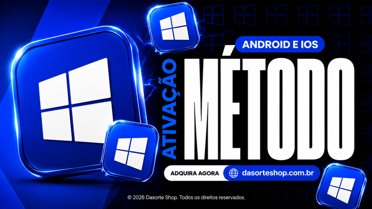 COMO ATIVAR O WINDOWS 10 E 11