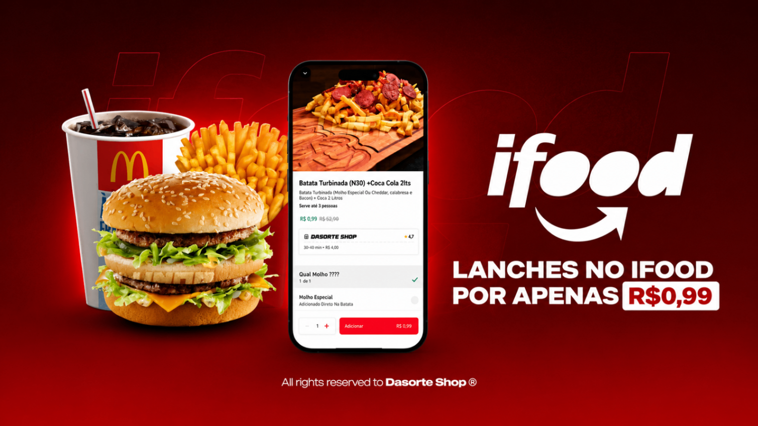 IFOOD POR 0,99